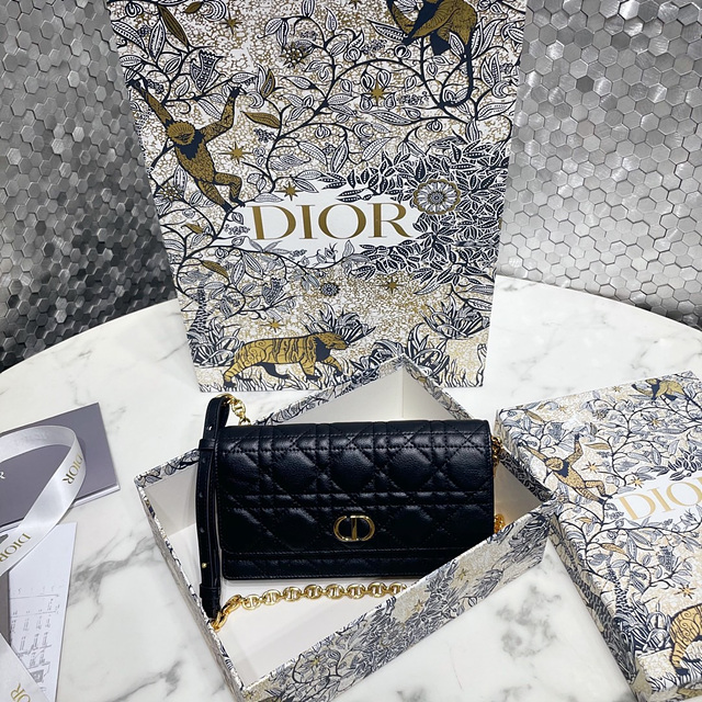 디올 DIOR CARO 카로 체인 벨트 파우치