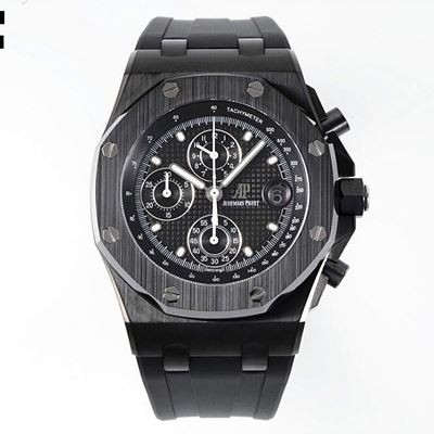 오데마피게 레플리카 시계 AUDEMARS PIGUET 오데마피게 로열오크 오프쇼어 셀프와인딩 크로노 그래프 42mm 러버 스트랩 오토메틱 시계 26238CE.OO.1300CE.01